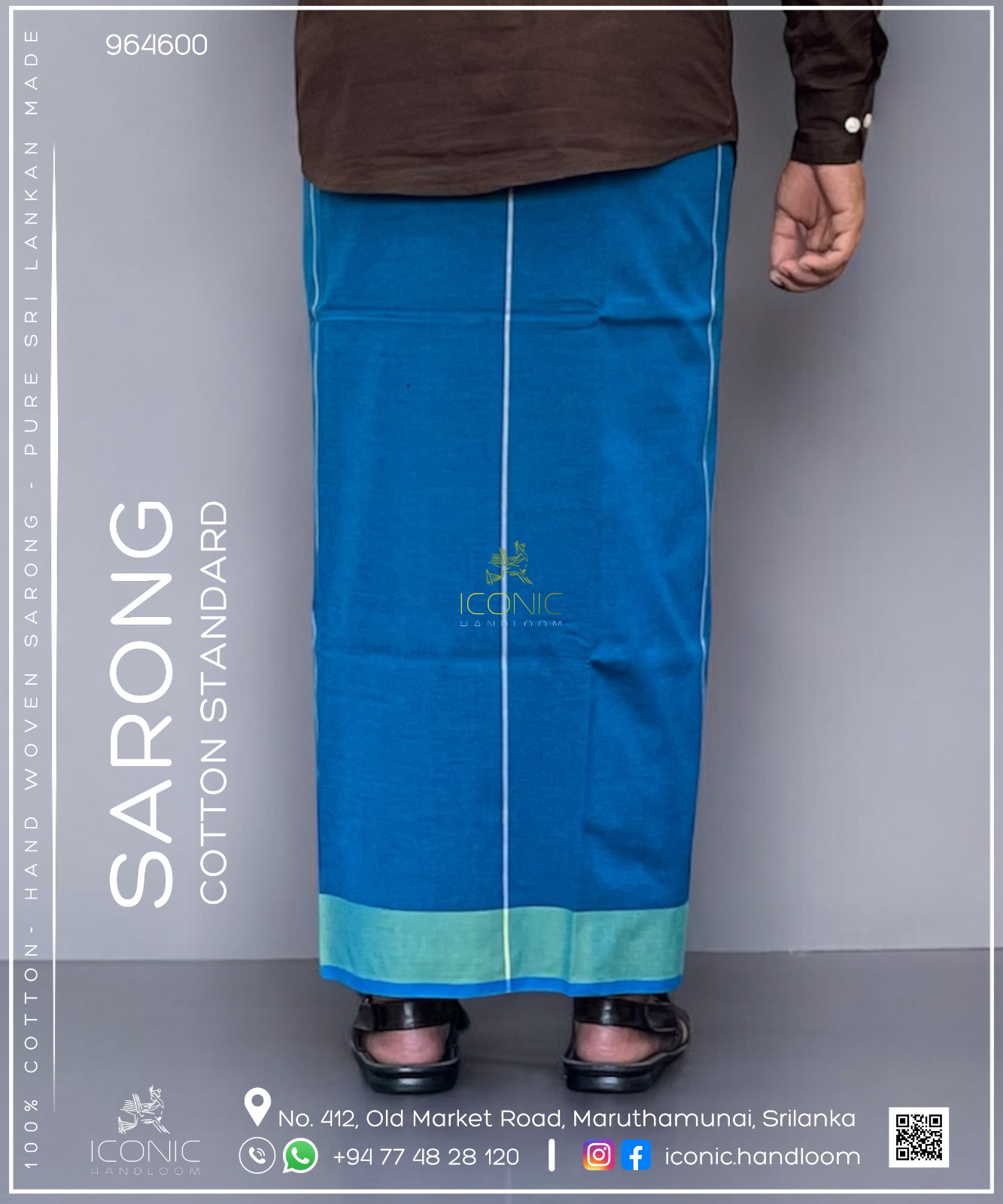 Handloom Cotton Sarong – ICS - 964500