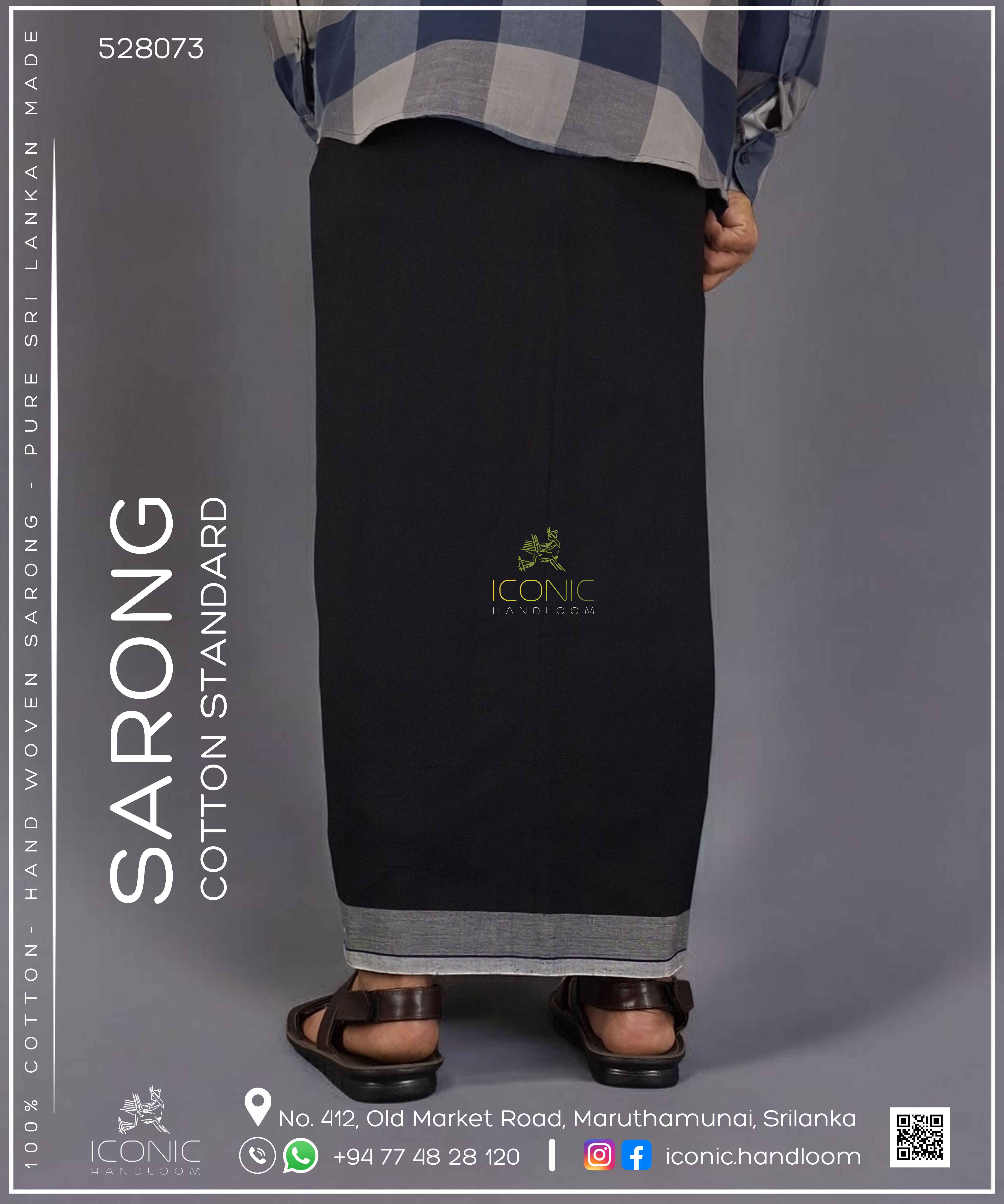 Handloom Cotton Sarong – ICS - 528073