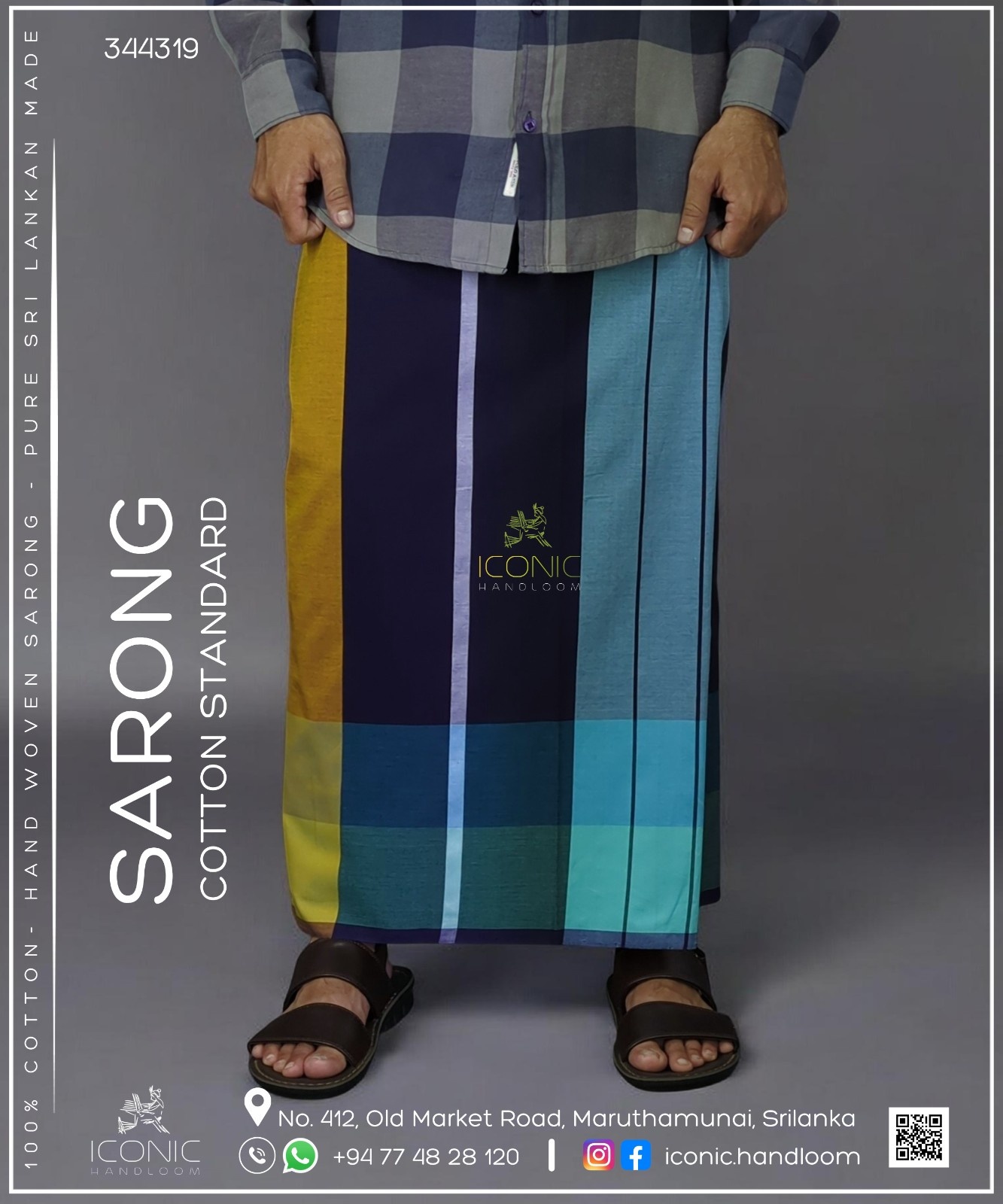 Handloom Cotton Sarong - The Horizon Glow 589358