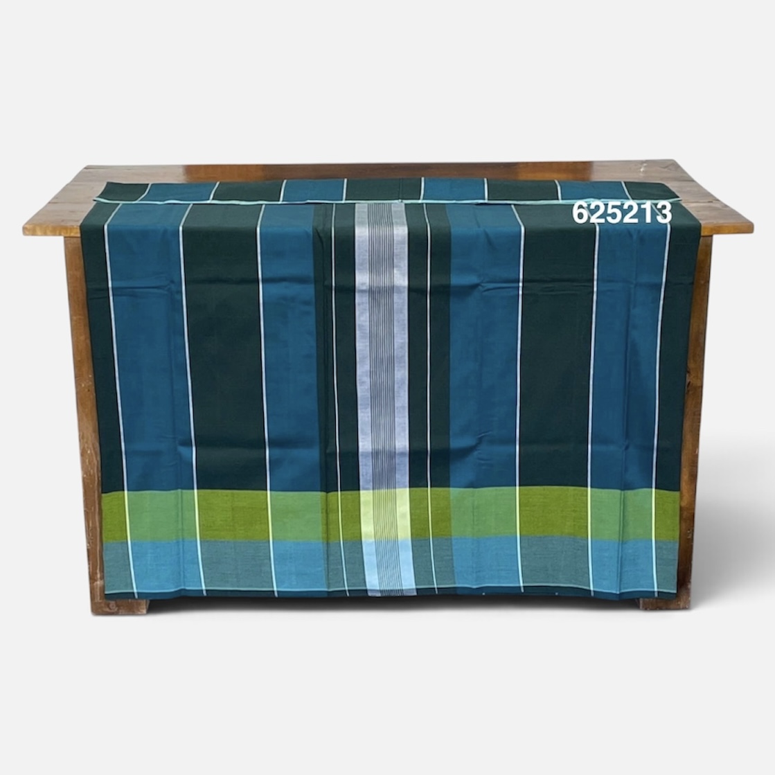 Handloom Cotton Sarong - The Glacier Tide  -  ICS 625213